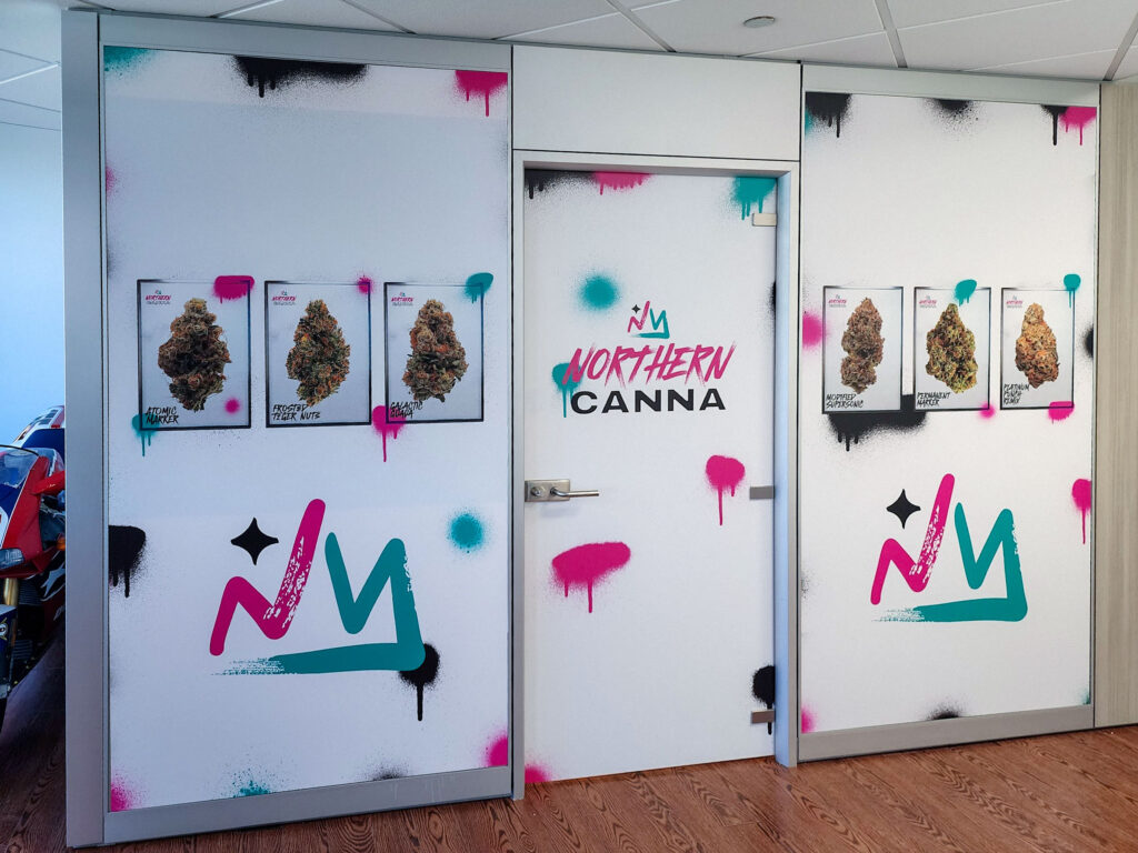 Cannabis company marketing materials